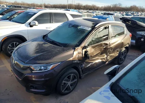 2022 Honda Hr-V Ex z USA, uszkodzony, nr VIN 3CZRU5H5XNM727072